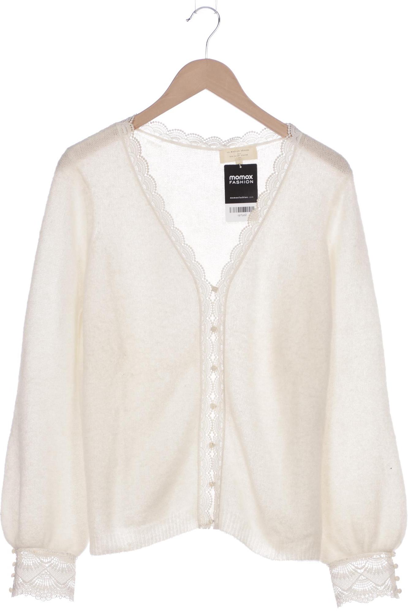 

Sezane Damen Strickjacke, cremeweiß, Gr. 44