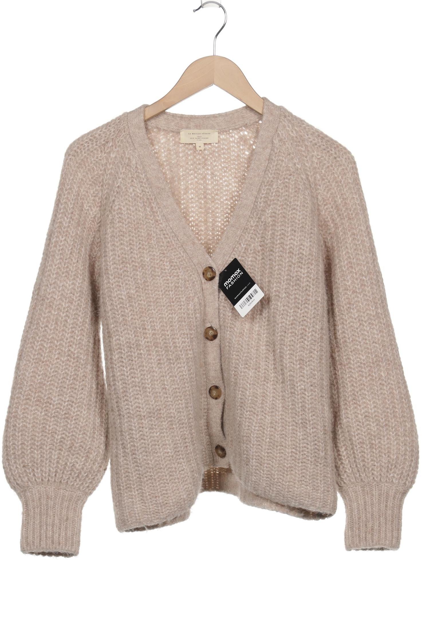 

Sezane Damen Strickjacke, beige, Gr. 38