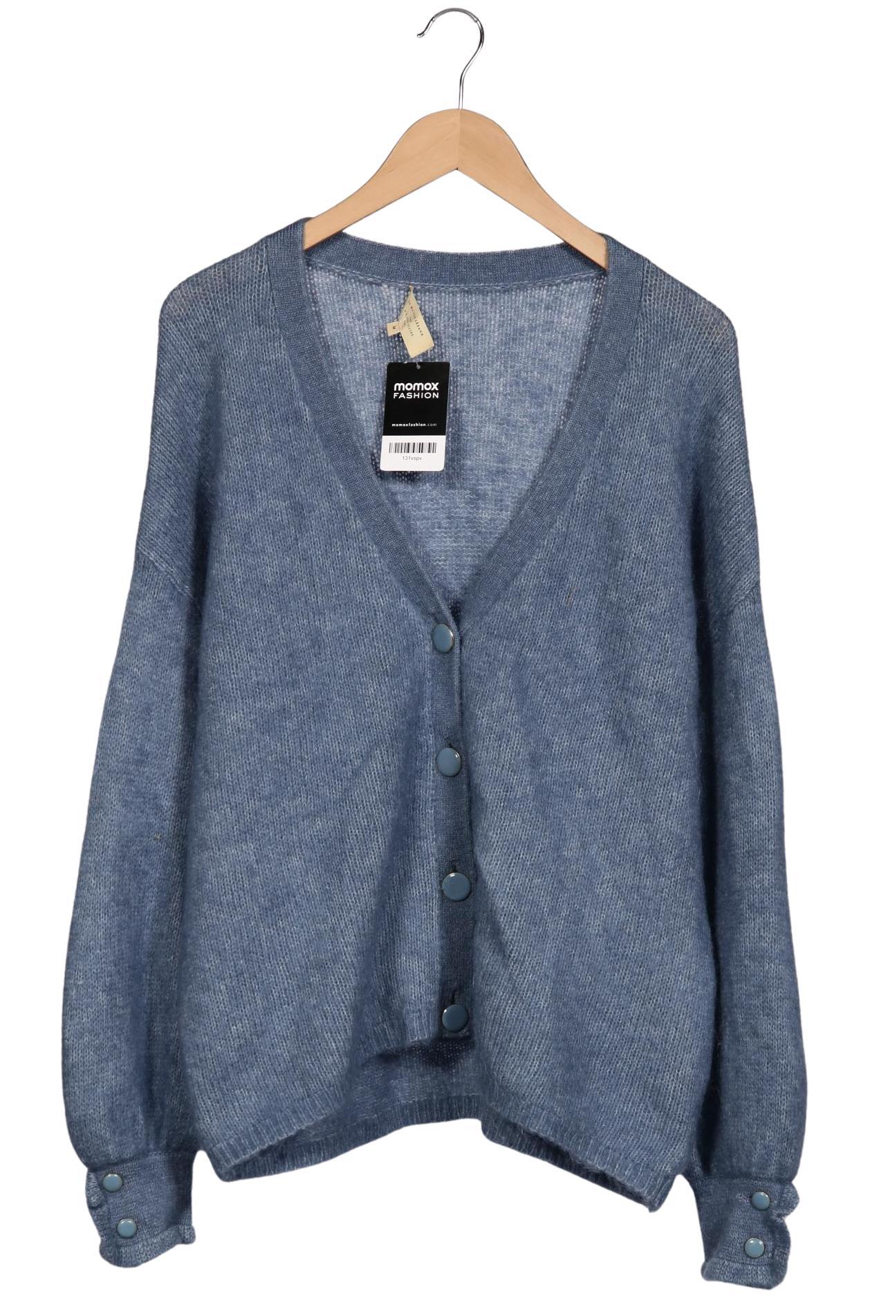 

Sezane Damen Strickjacke, blau, Gr. 38
