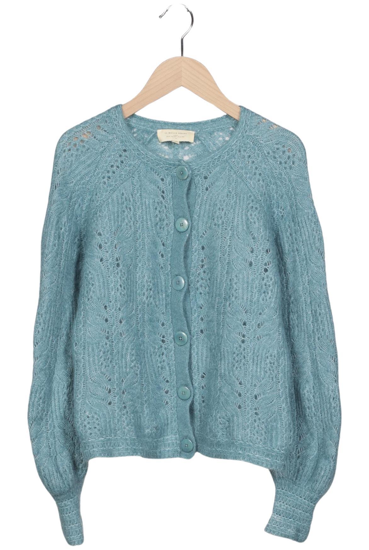 

Sezane Damen Strickjacke, türkis, Gr. 34