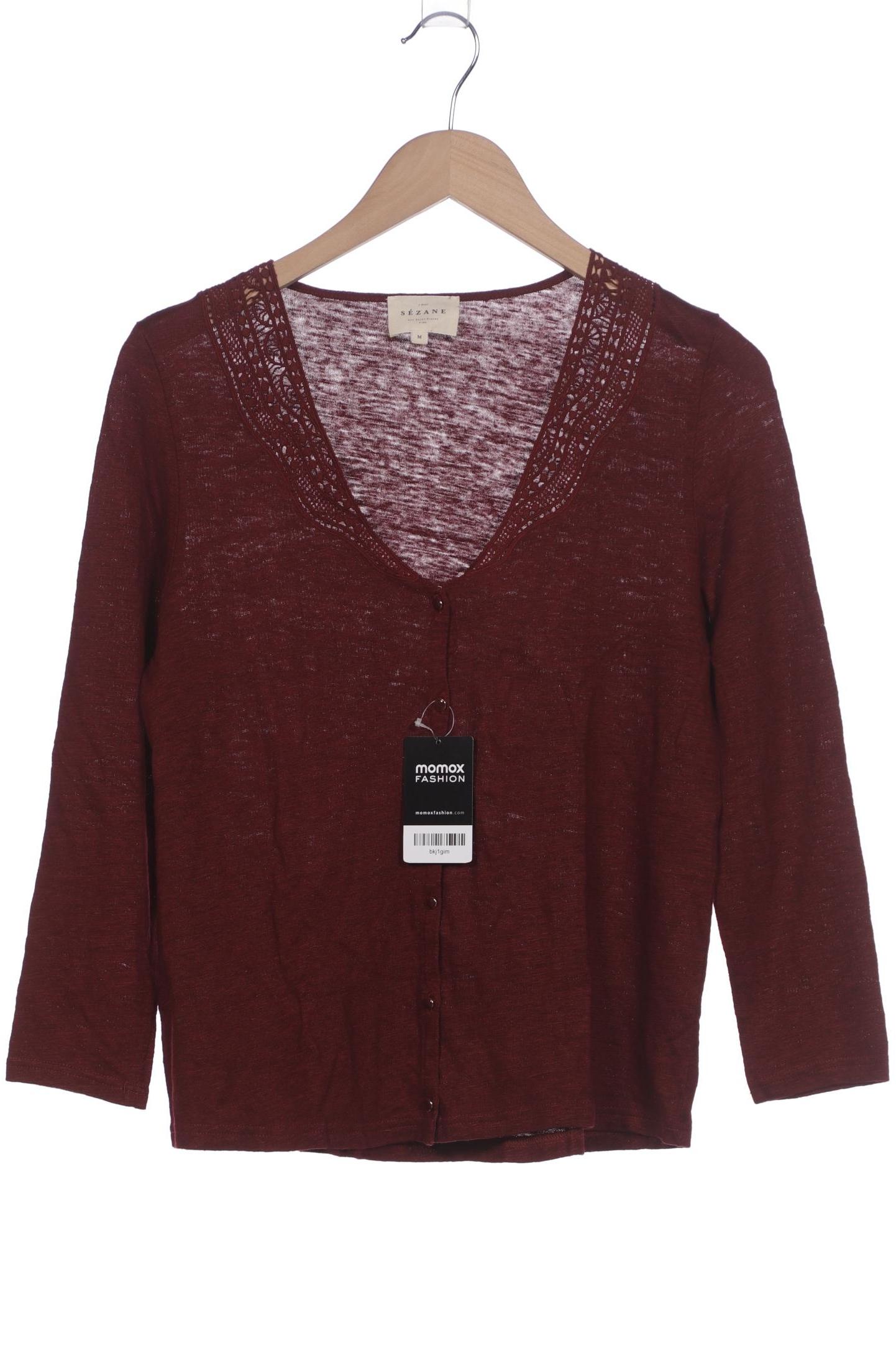 

Sezane Damen Strickjacke, bordeaux, Gr. 38