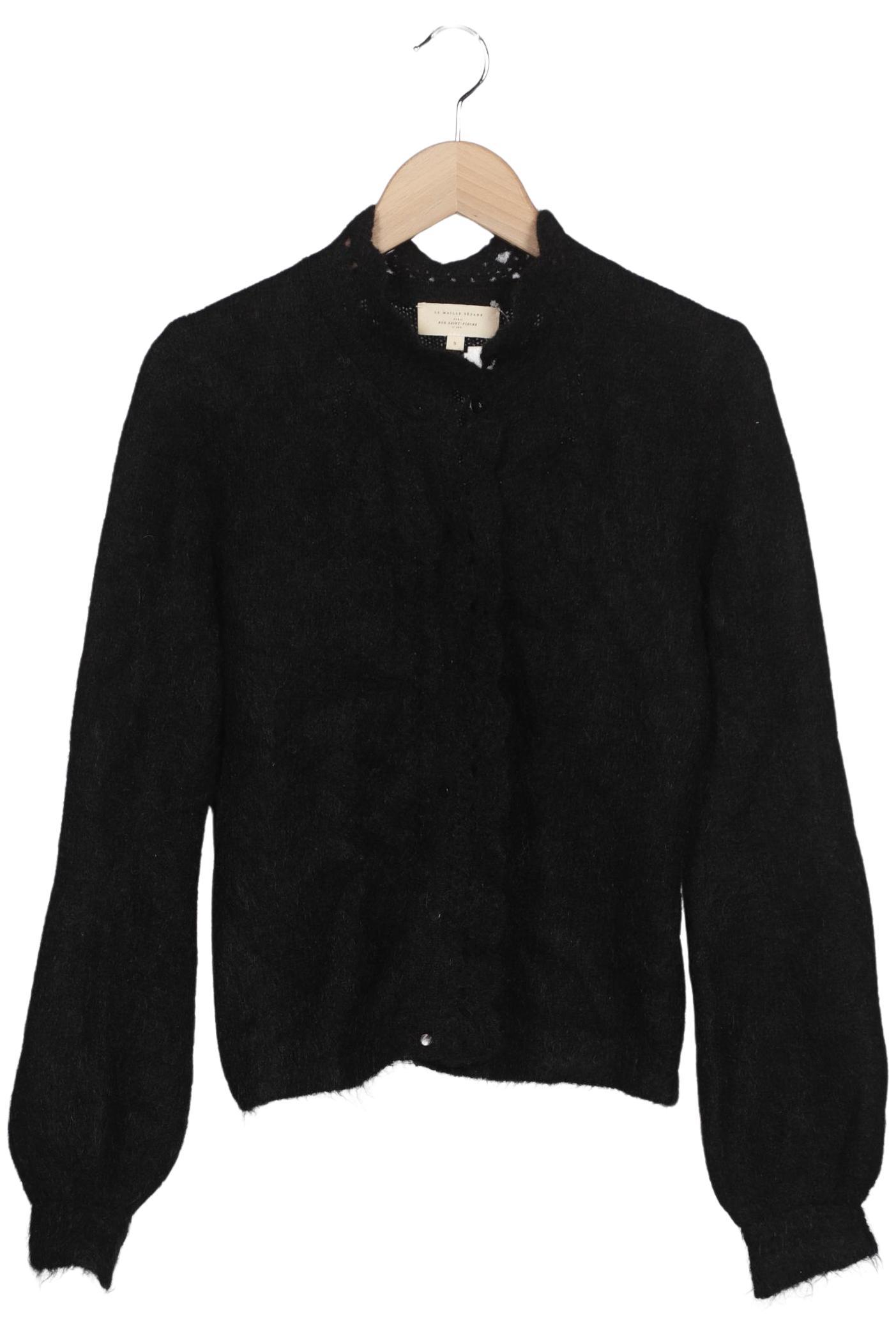 

Sezane Damen Strickjacke, schwarz, Gr. 36