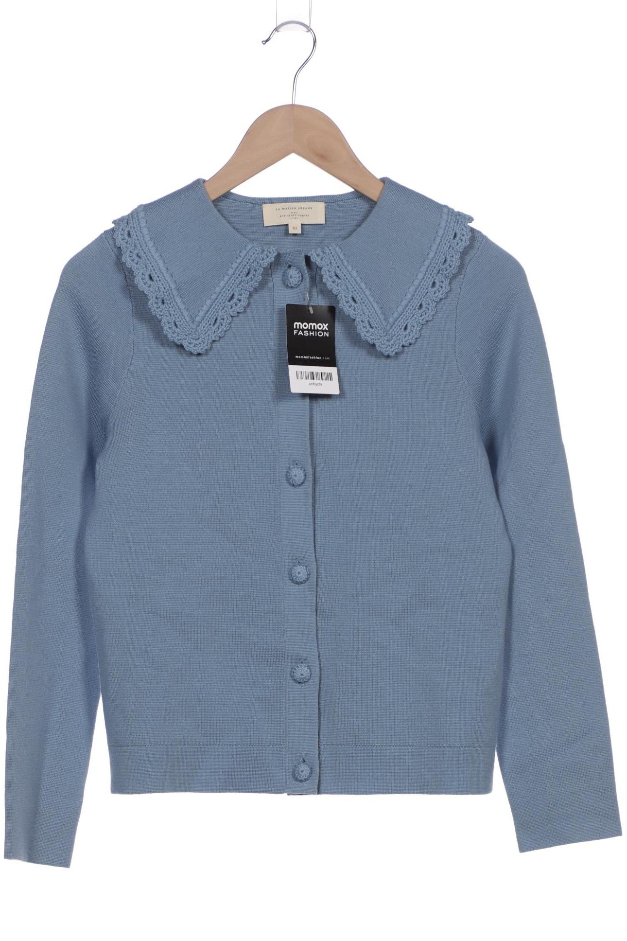 

Sezane Damen Strickjacke, hellblau, Gr. 34