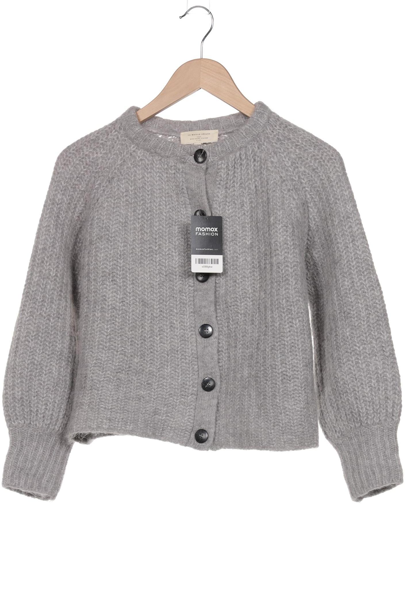 

Sezane Damen Strickjacke, grau, Gr. 34