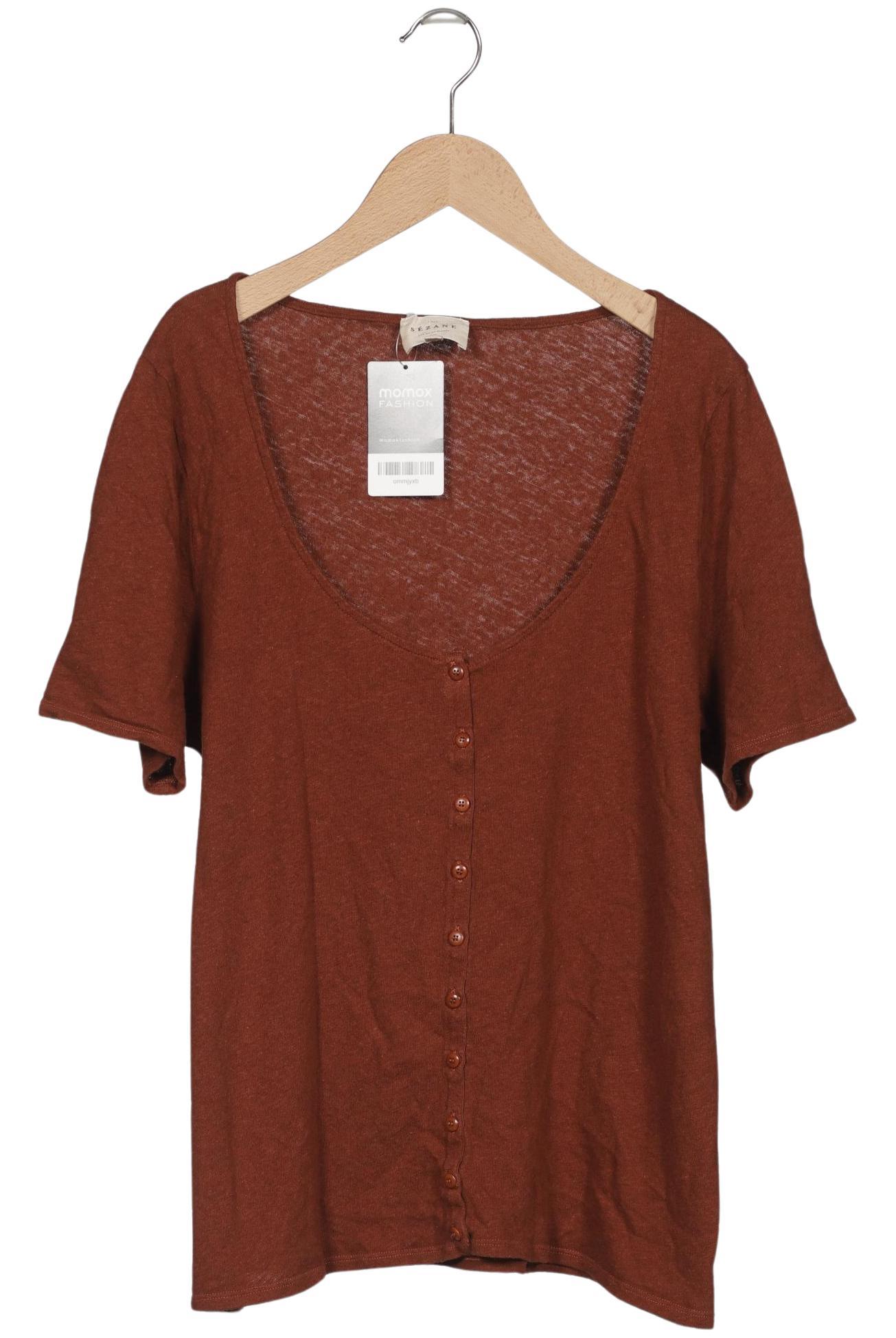 

Sezane Damen Strickjacke, braun, Gr. 46