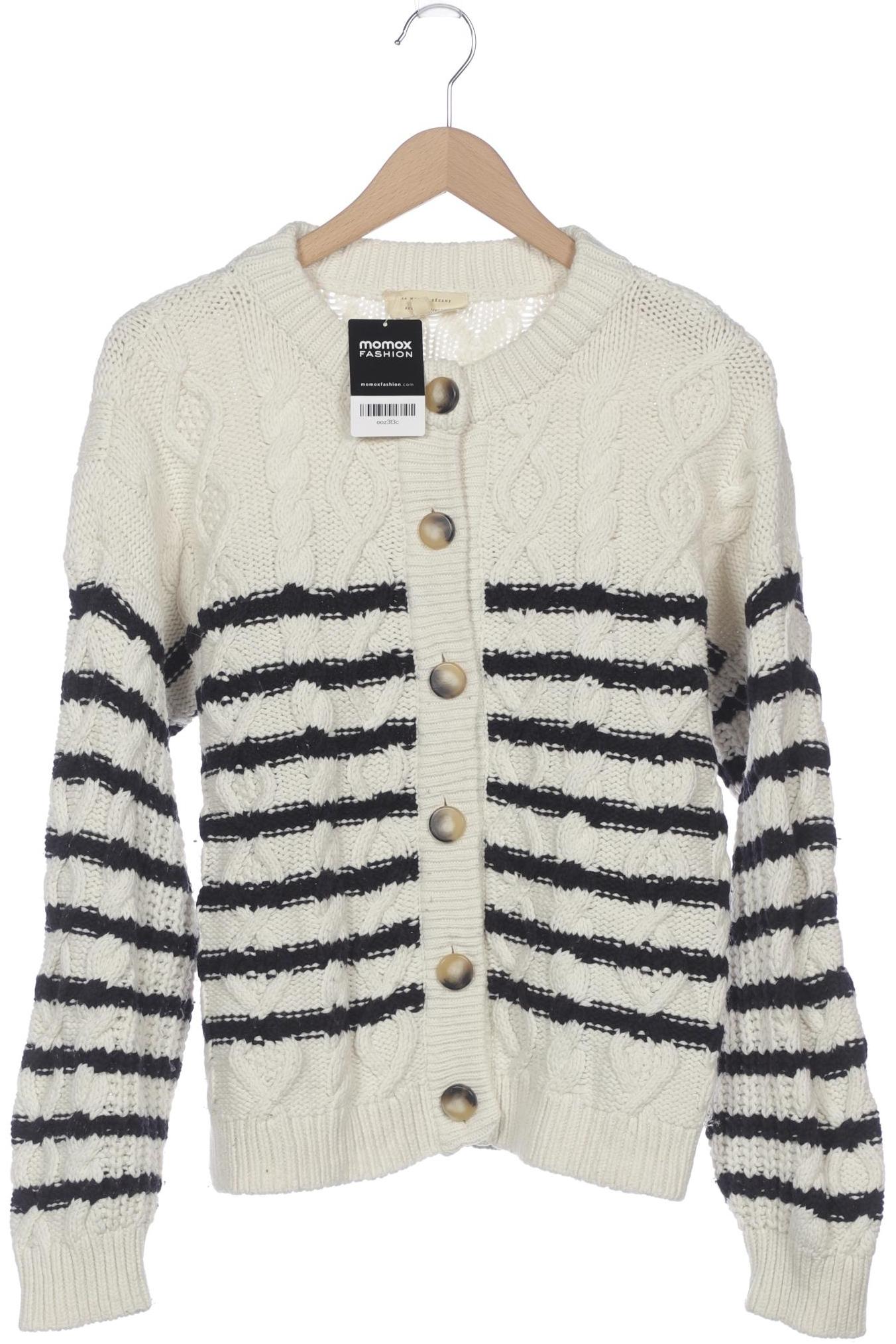 

Sezane Damen Strickjacke, weiß, Gr. 38