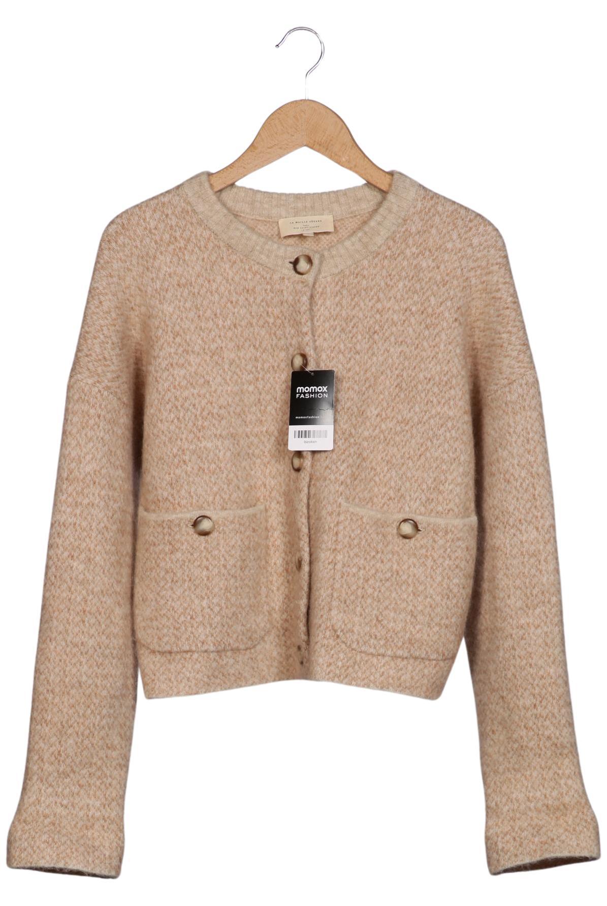 

Sezane Damen Strickjacke, beige, Gr. 38
