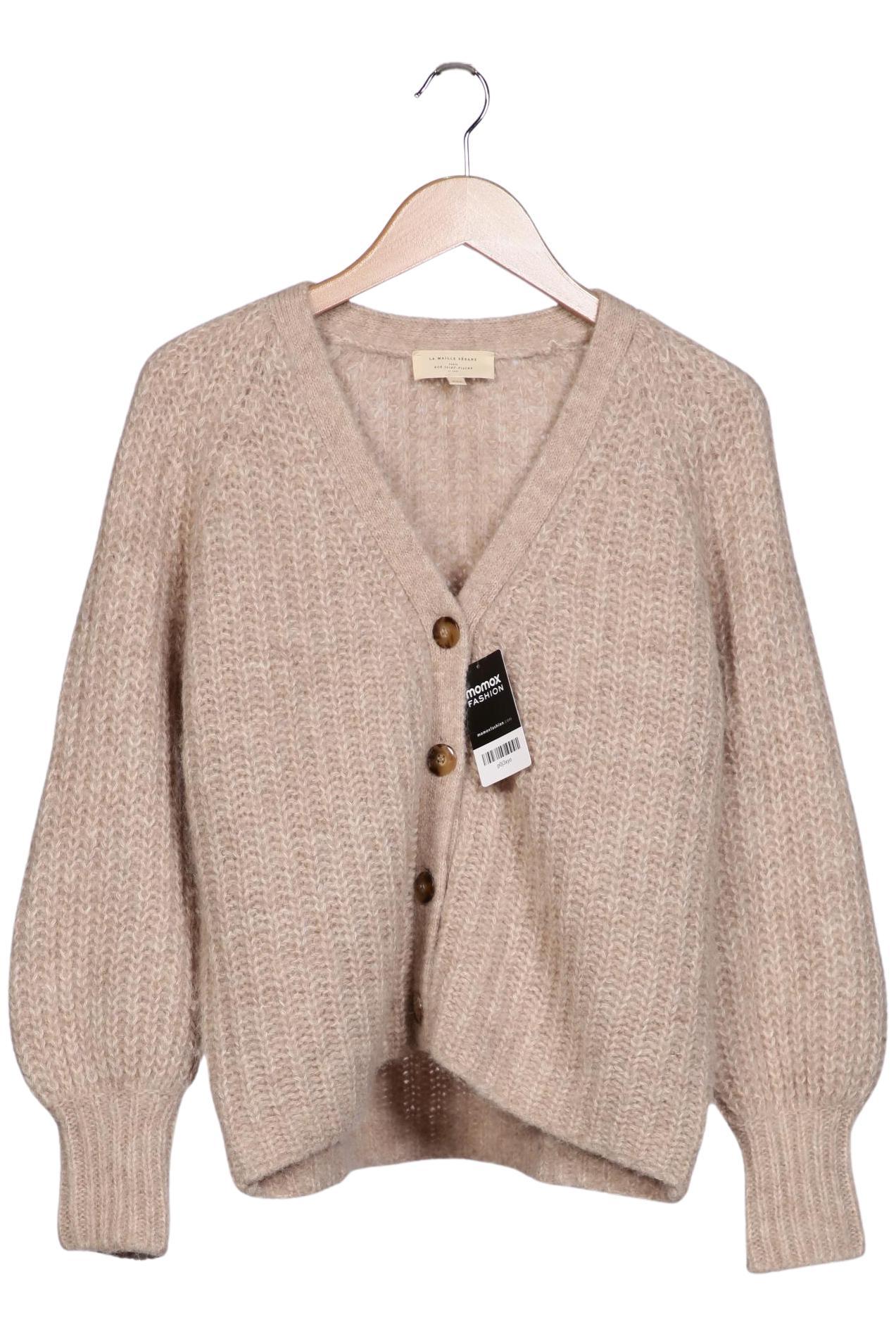 

Sezane Damen Strickjacke, beige, Gr. 32