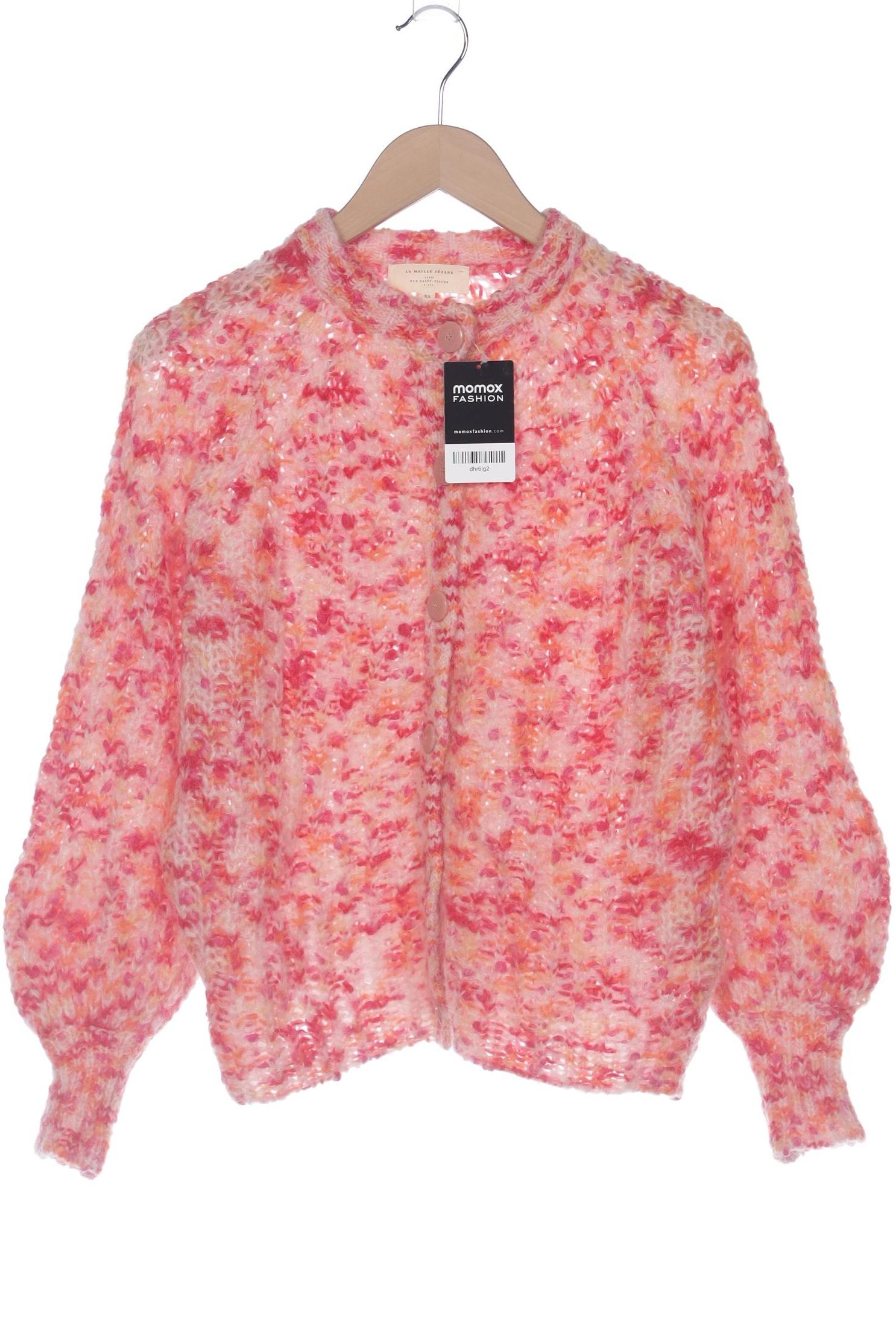 

Sezane Damen Strickjacke, pink, Gr. 34