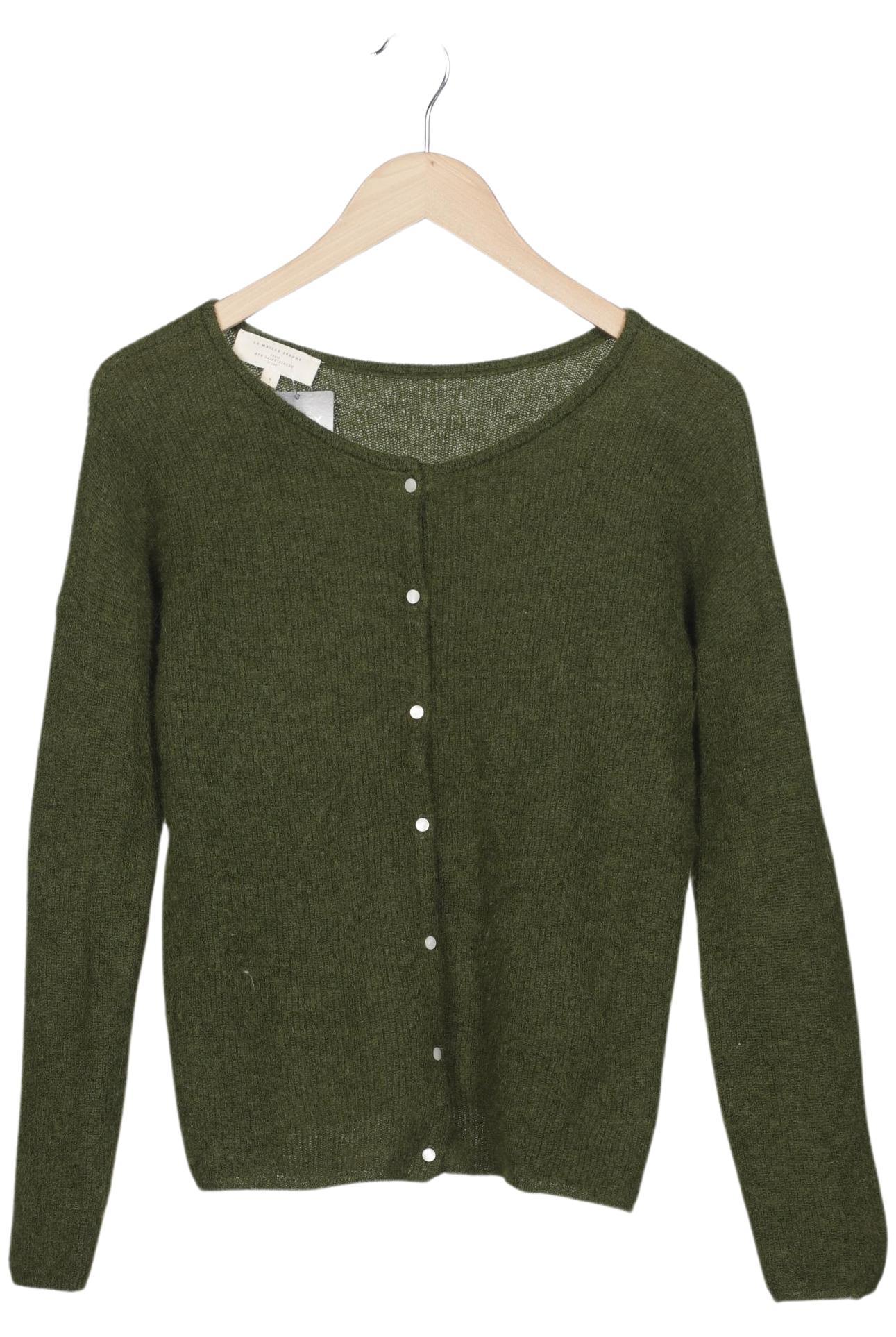 

Sezane Damen Strickjacke, grün, Gr. 36
