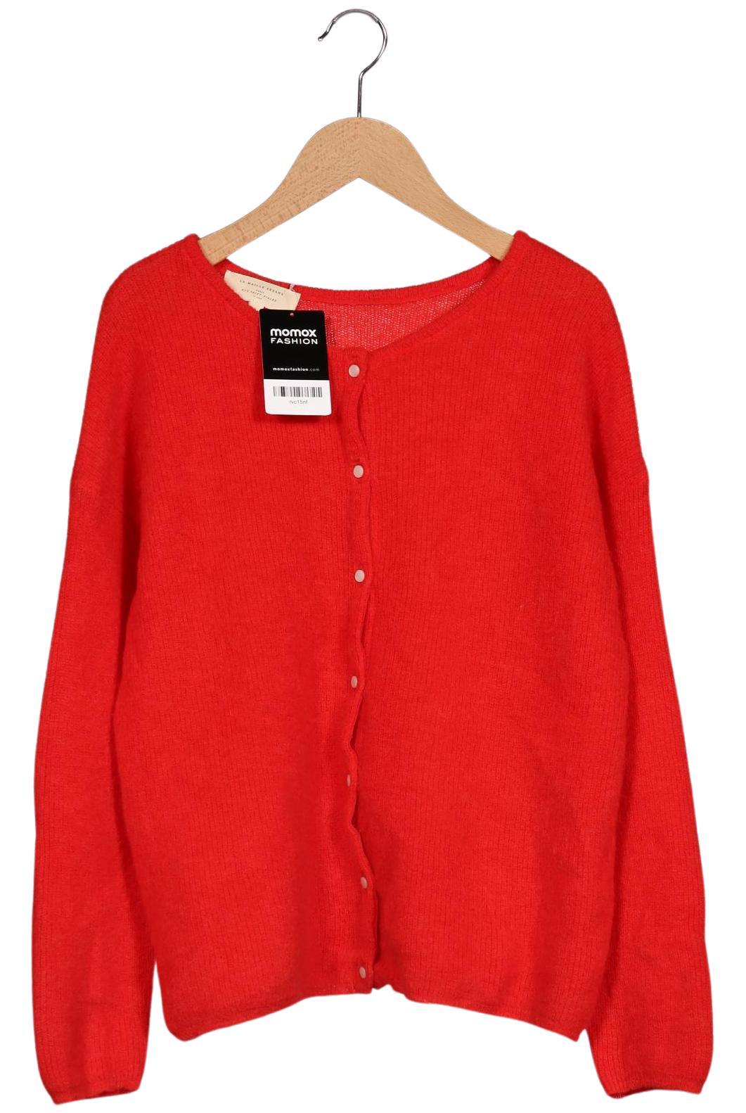 

Sezane Damen Strickjacke, rot, Gr. 36