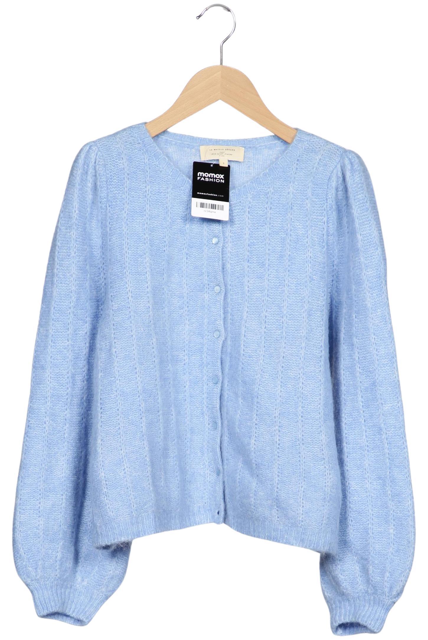 

Sezane Damen Strickjacke, hellblau, Gr. 36