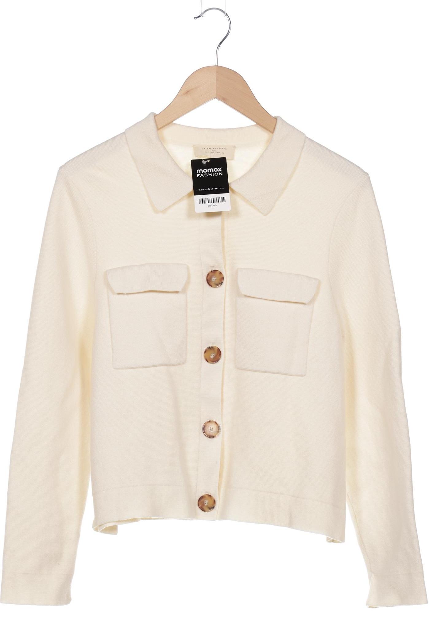 

Sezane Damen Strickjacke, cremeweiß, Gr. 44