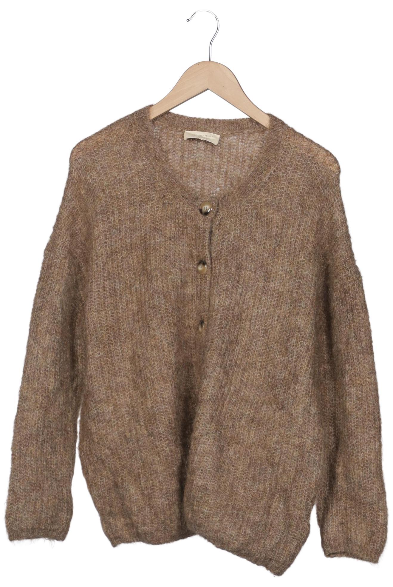 

Sezane Damen Strickjacke, braun, Gr. 38