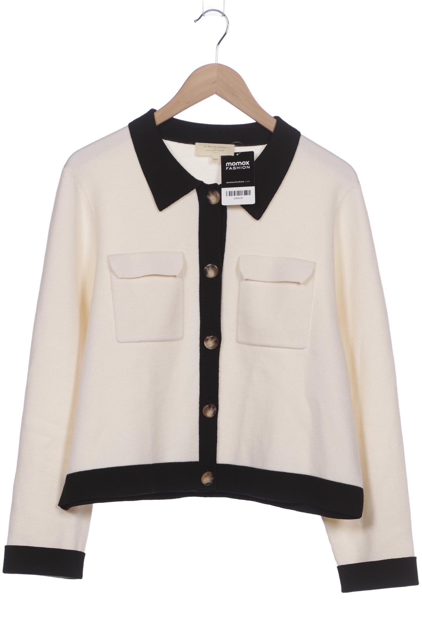 

Sezane Damen Strickjacke, cremeweiß, Gr. 46