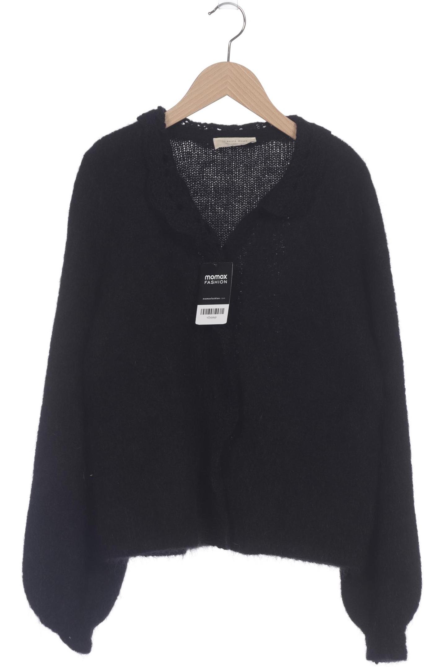 

Sezane Damen Strickjacke, schwarz, Gr. 38