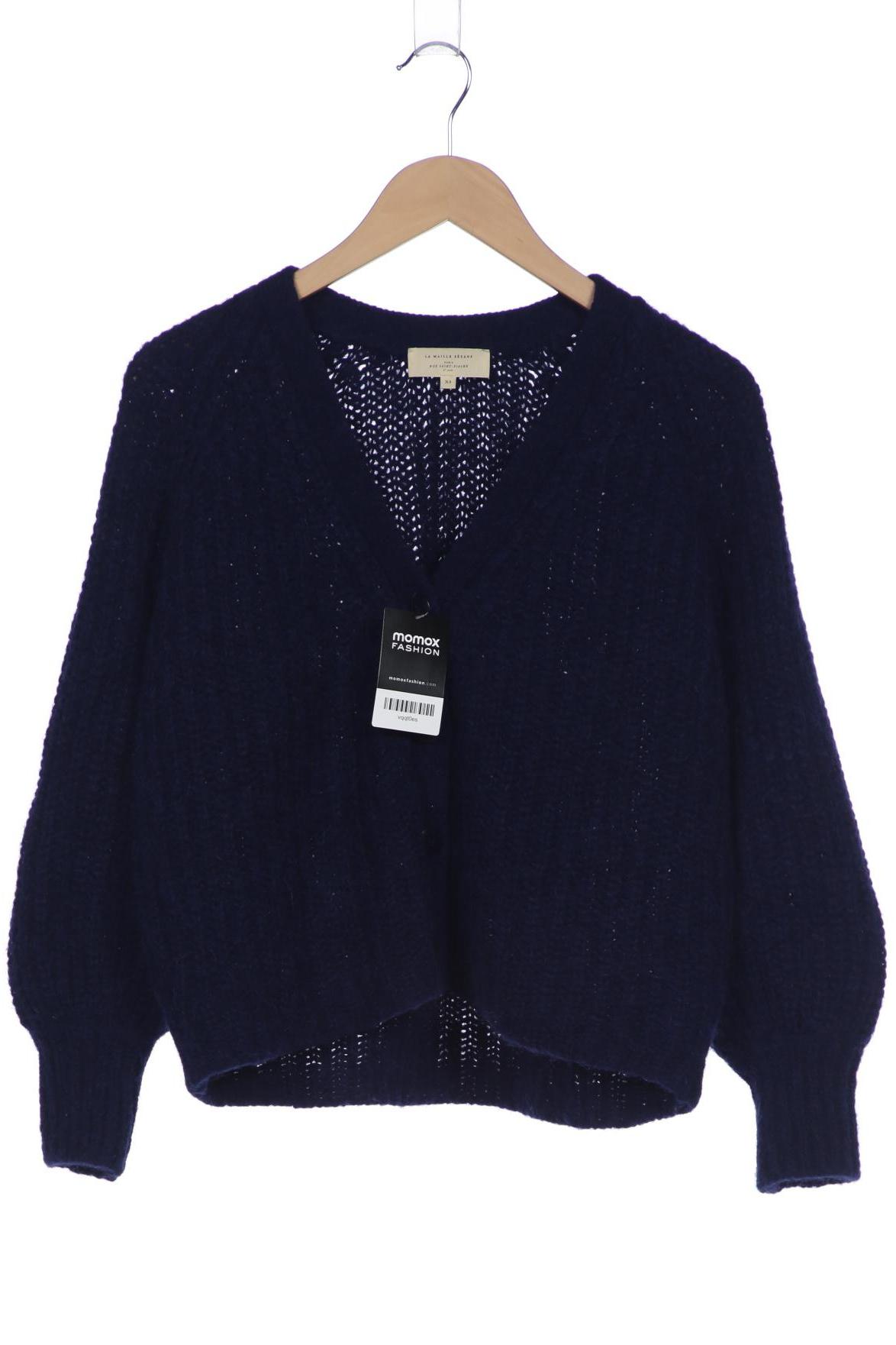 

Sezane Damen Strickjacke, marineblau, Gr. 34