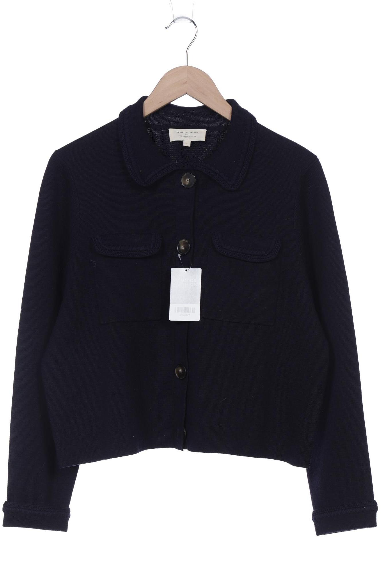 

Sezane Damen Strickjacke, marineblau, Gr. 42