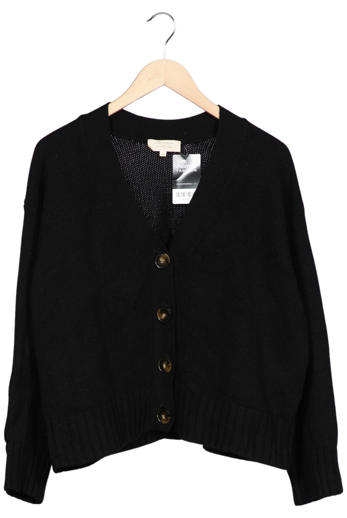 

Sezane Damen Strickjacke, schwarz, Gr. 38