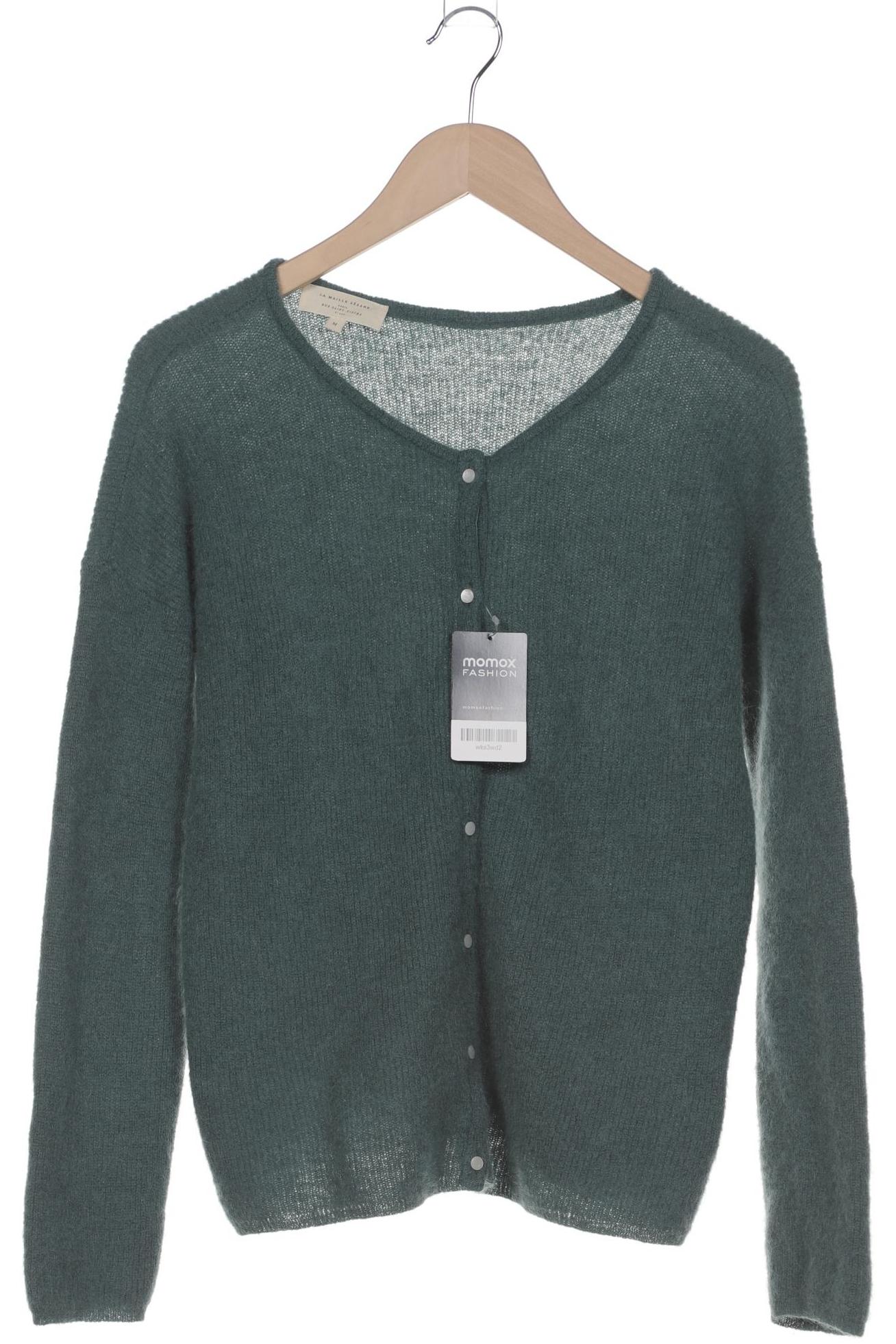 

Sezane Damen Strickjacke, grün, Gr. 38
