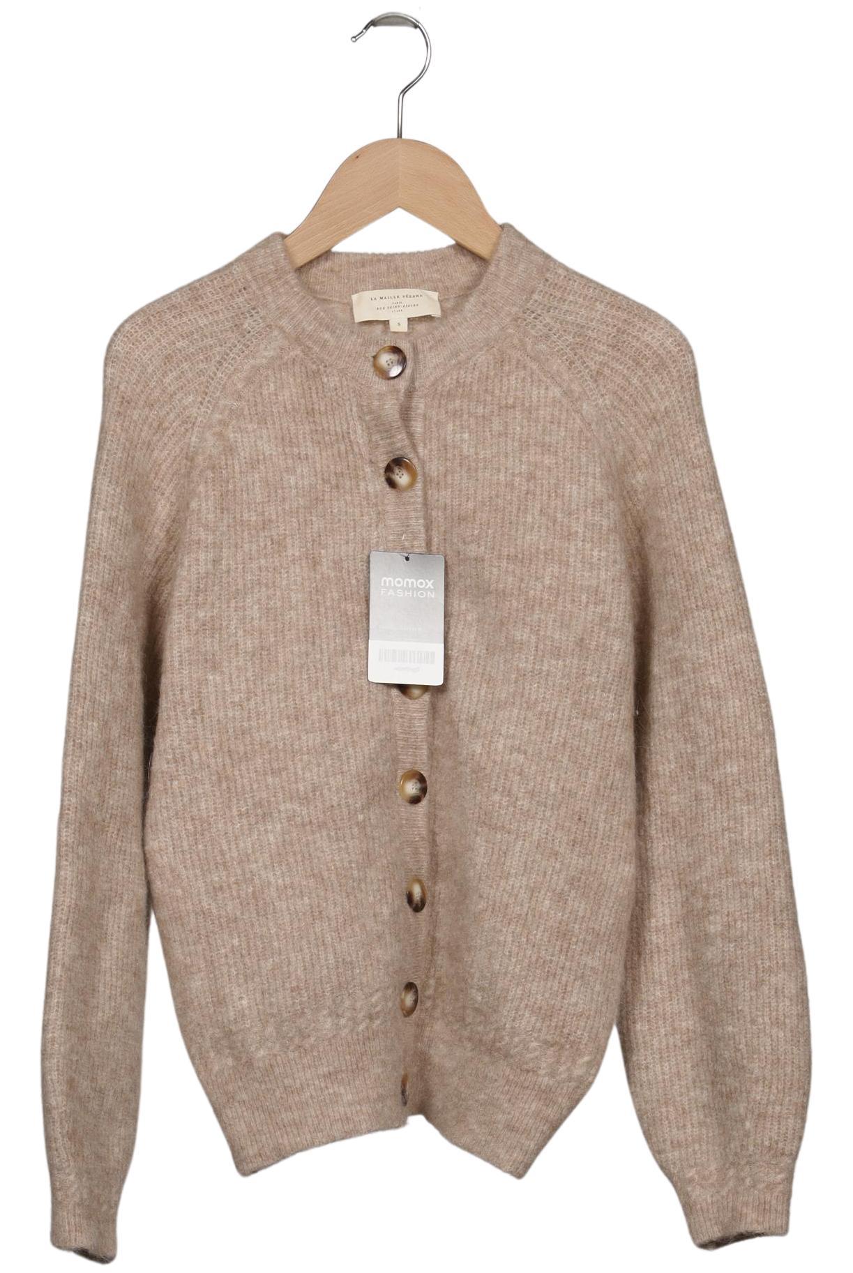 

Sezane Damen Strickjacke, beige, Gr. 36