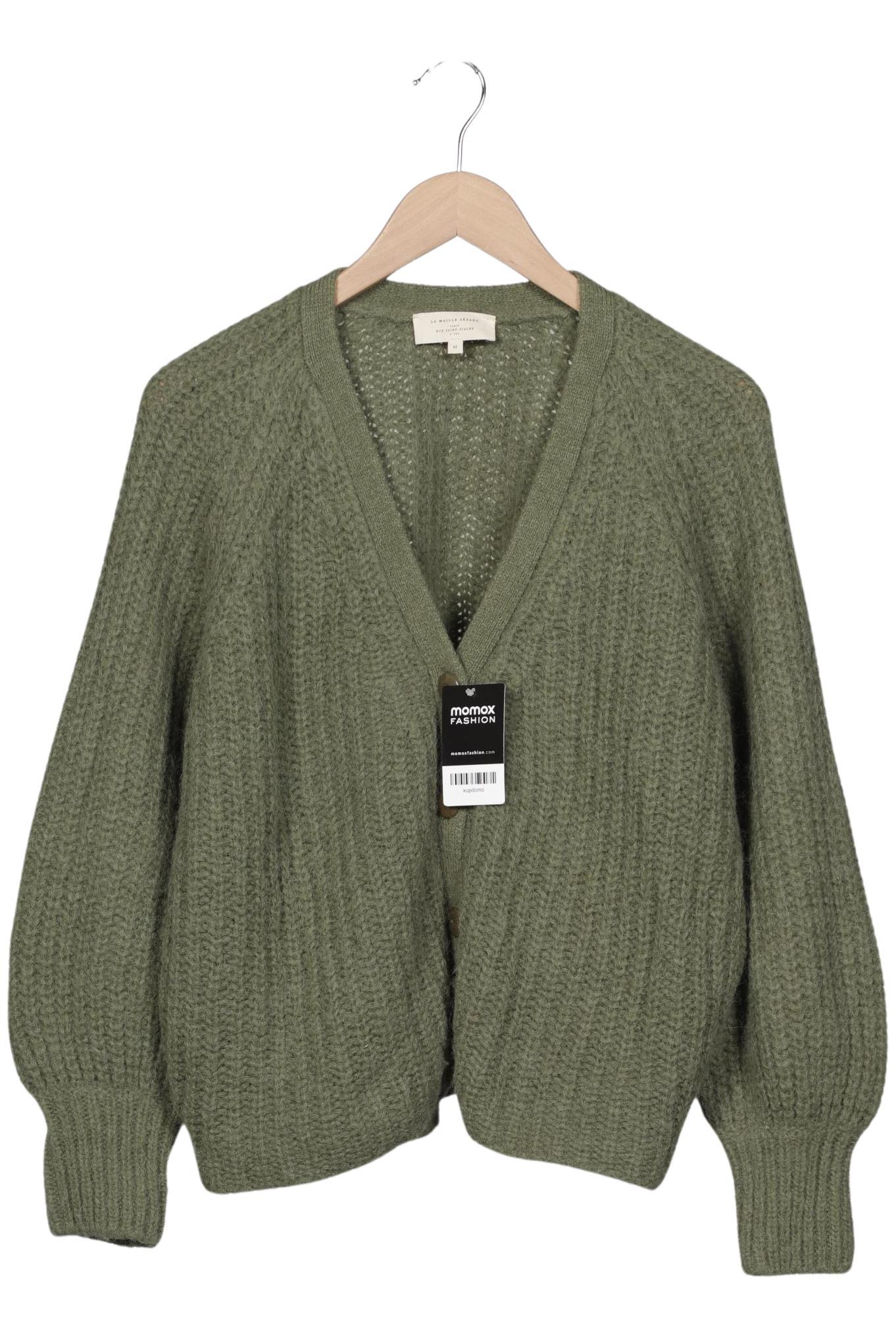 

Sezane Damen Strickjacke, grün, Gr. 38