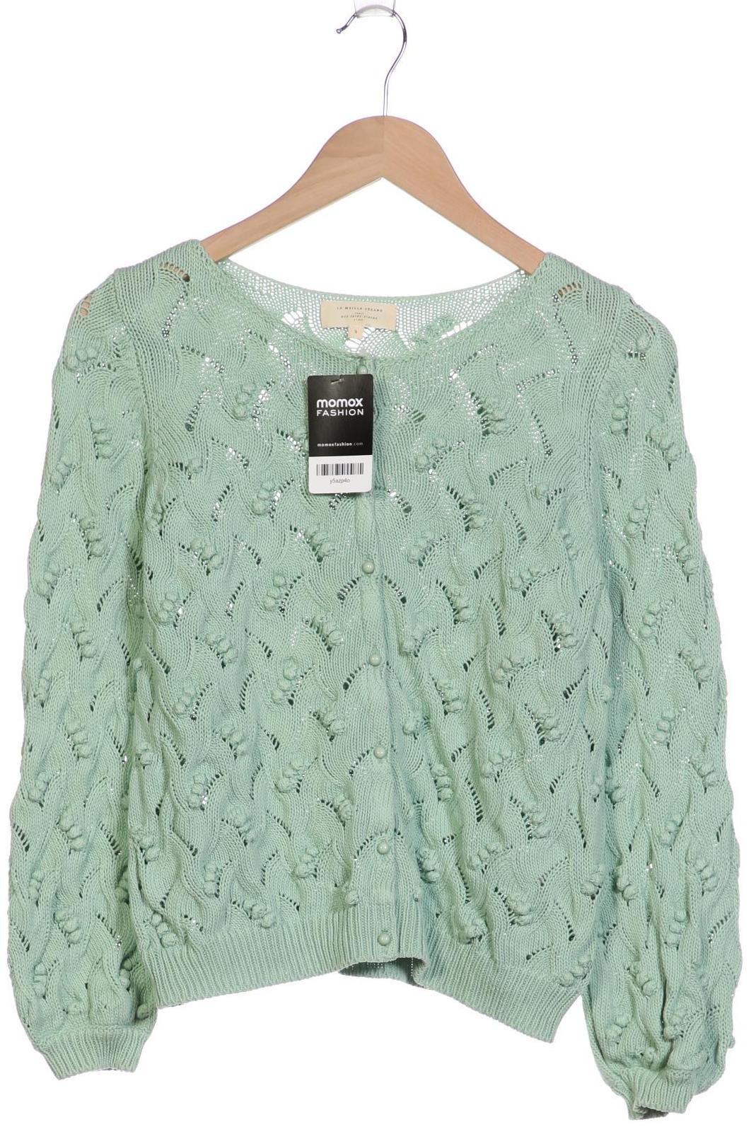 

Sezane Damen Strickjacke, grün, Gr. 36