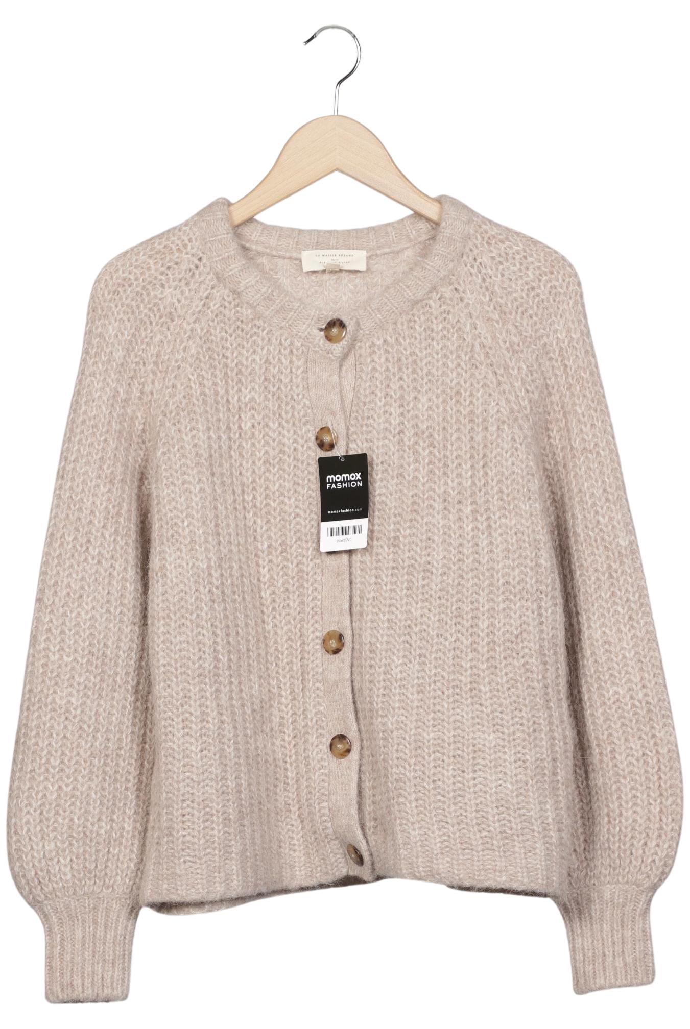 

Sezane Damen Strickjacke, beige, Gr. 36