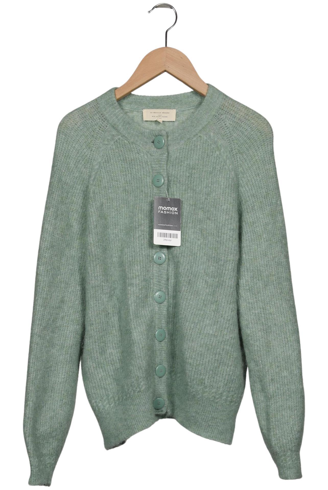 

Sezane Damen Strickjacke, türkis, Gr. 36