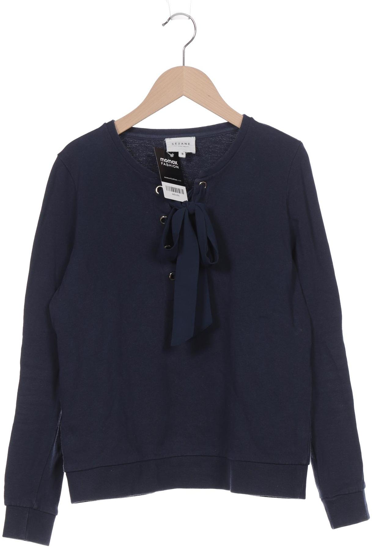 

Sezane Damen Sweatshirt, marineblau, Gr. 36