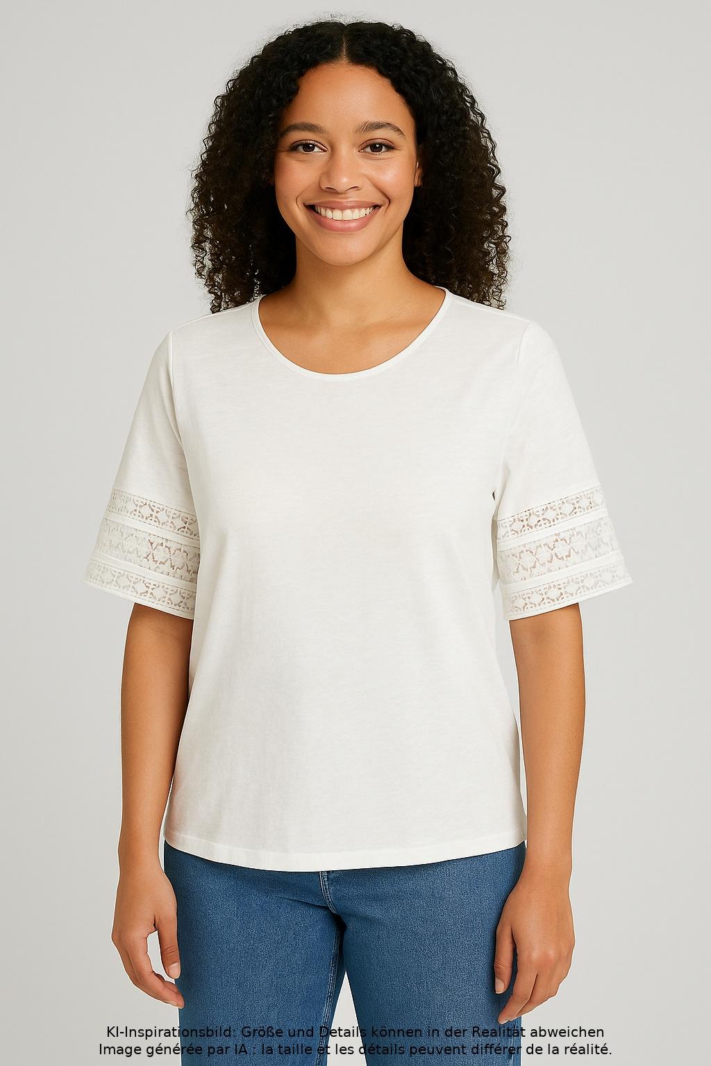 

Sezane Damen T-Shirt, weiß, Gr. 44