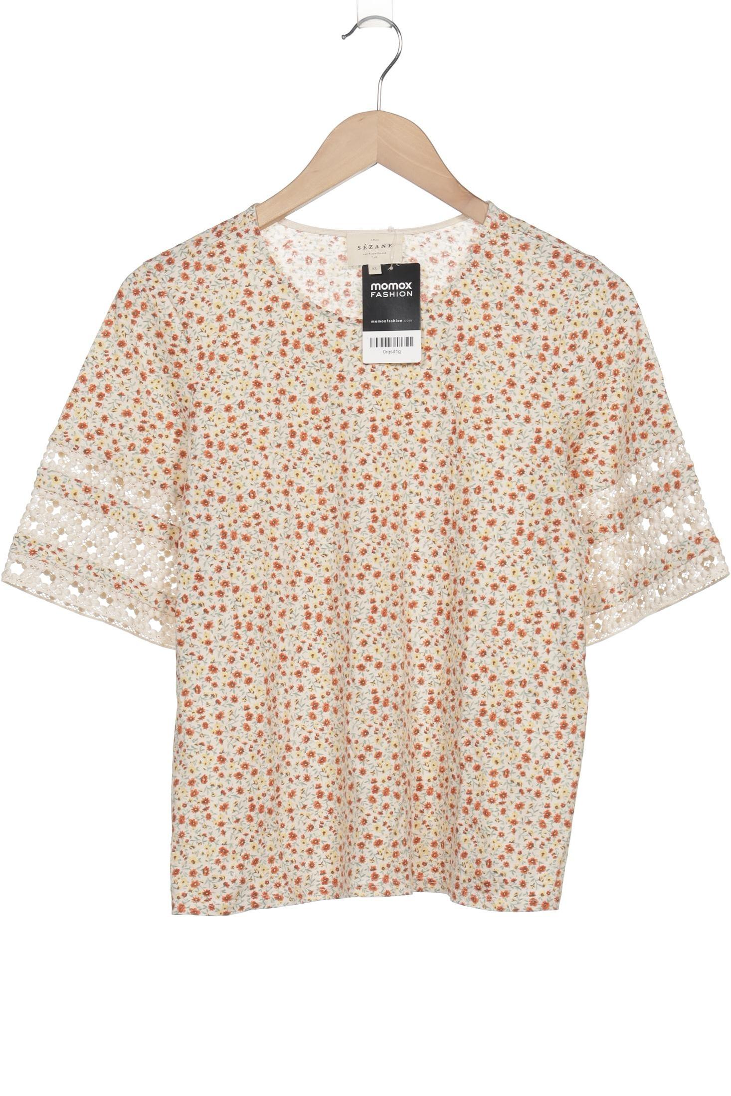 

Sezane Damen T-Shirt, beige, Gr. 44