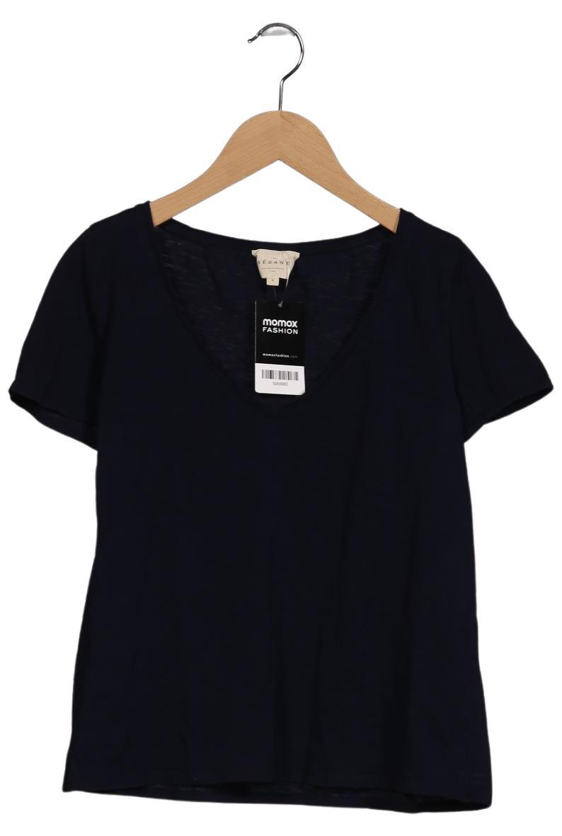 

Sezane Damen T-Shirt, marineblau, Gr. 36