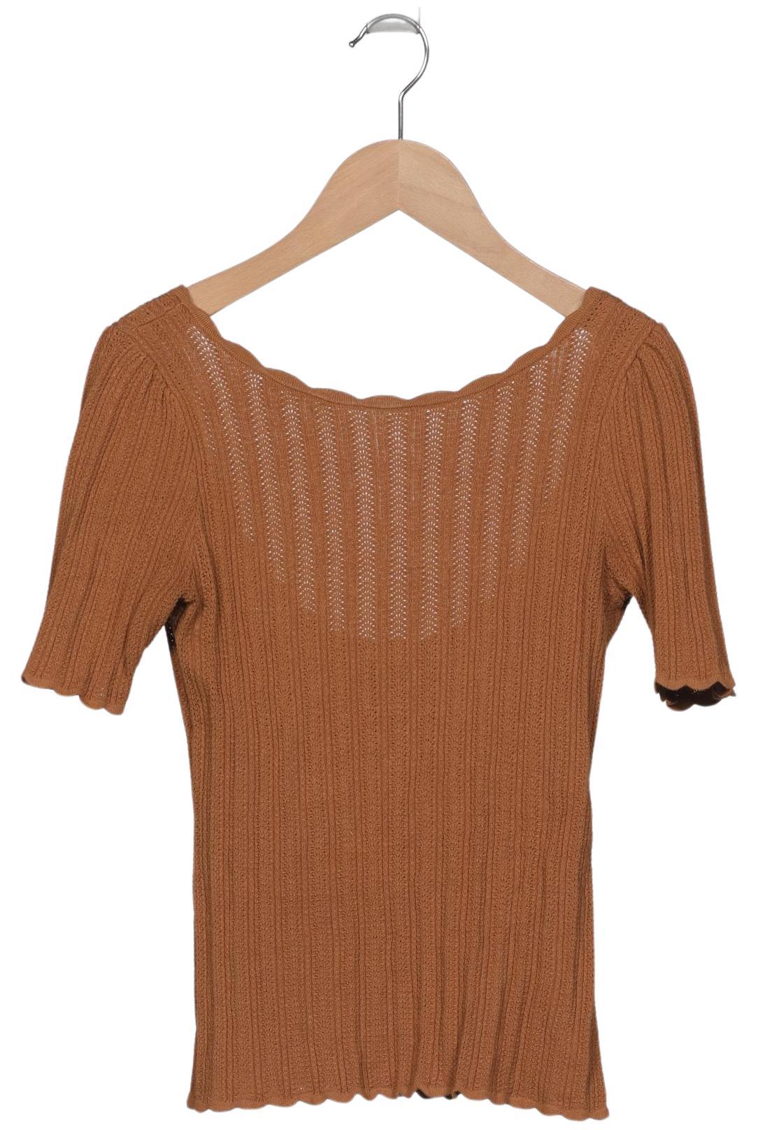 

Sezane Damen T-Shirt, braun, Gr. 36