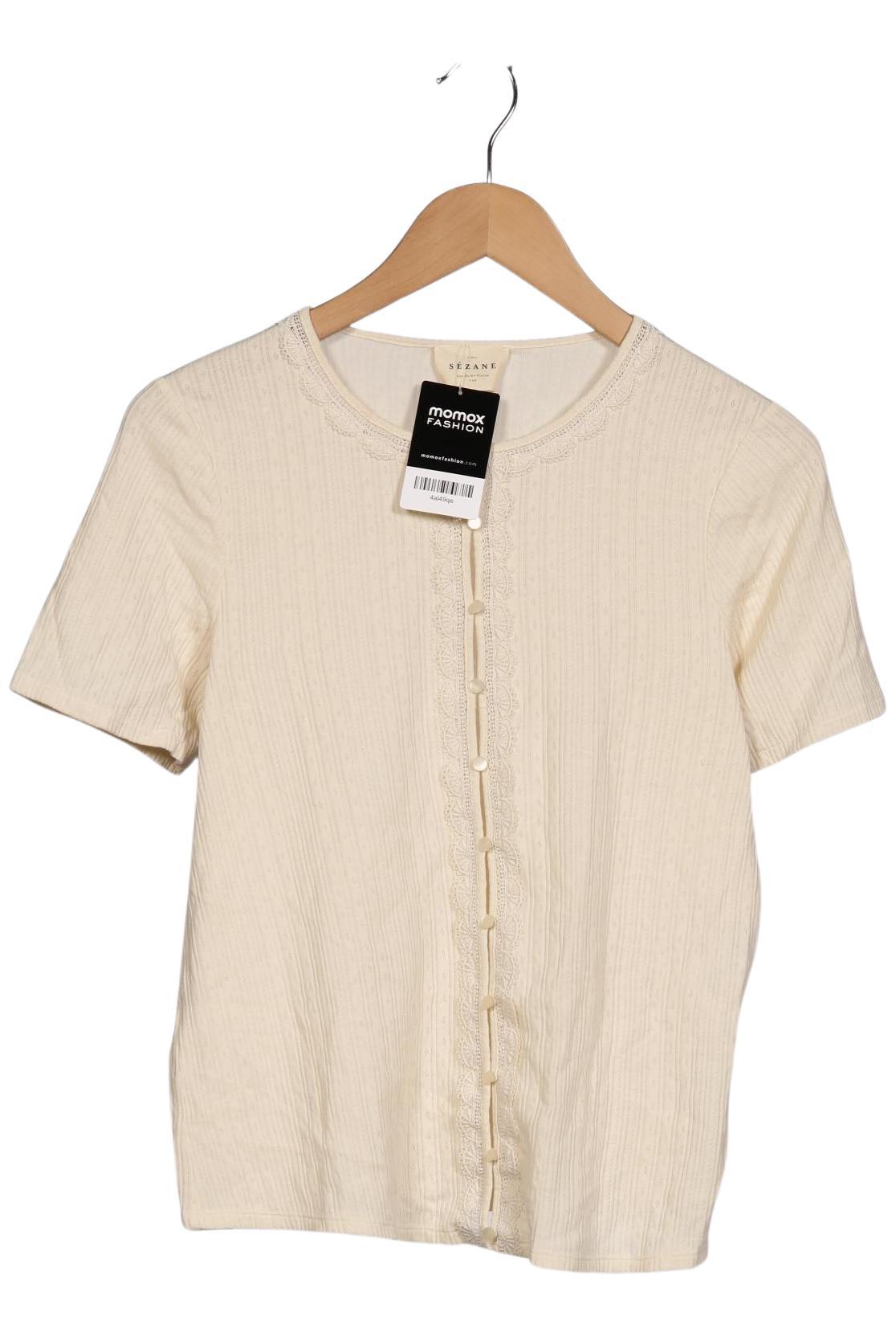 

Sezane Damen T-Shirt, beige, Gr. 38