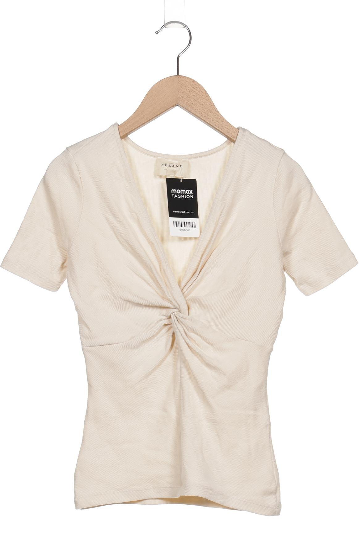 

Sezane Damen T-Shirt, beige, Gr. 34