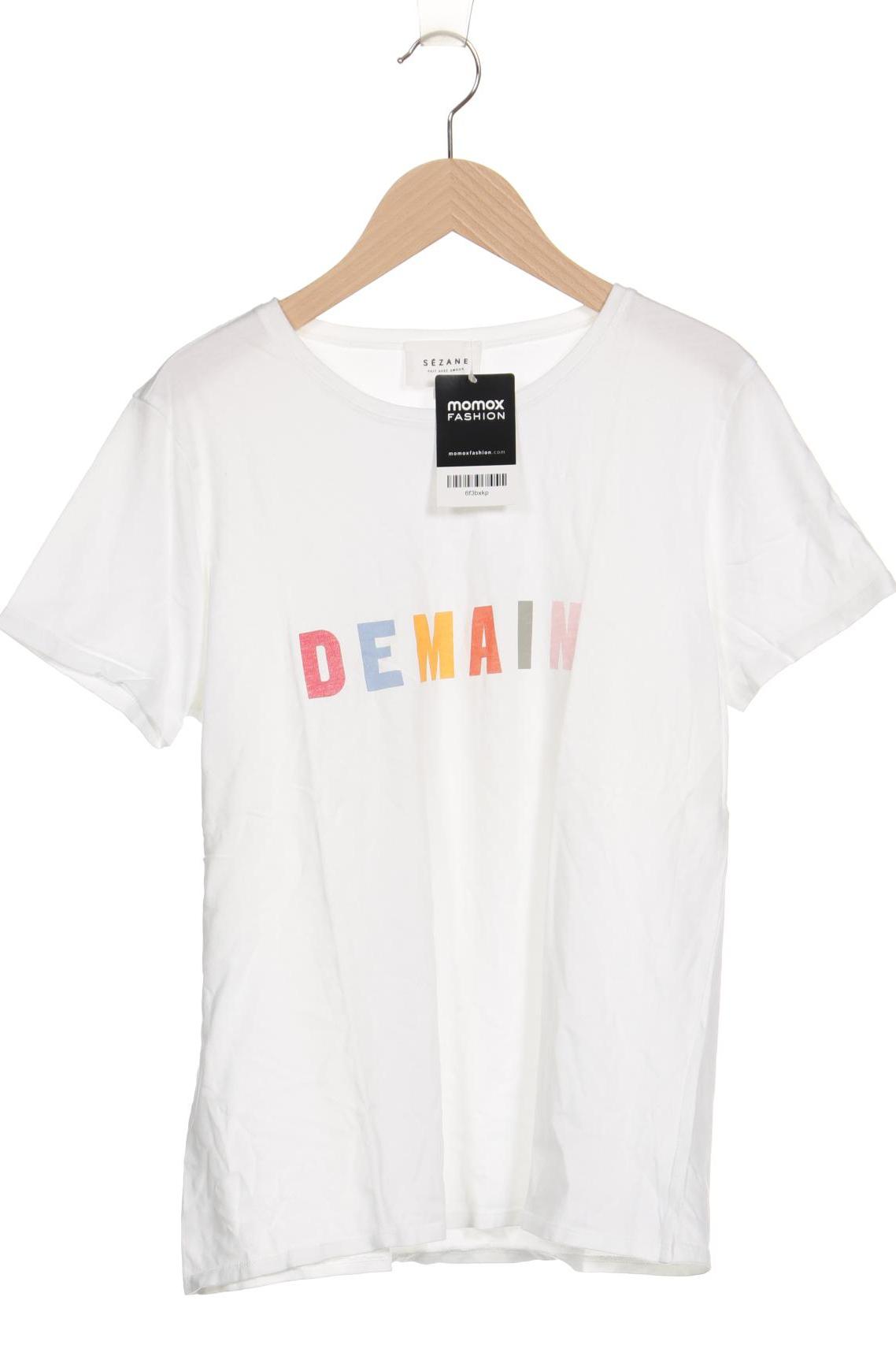 

Sezane Damen T-Shirt, weiß, Gr. 38