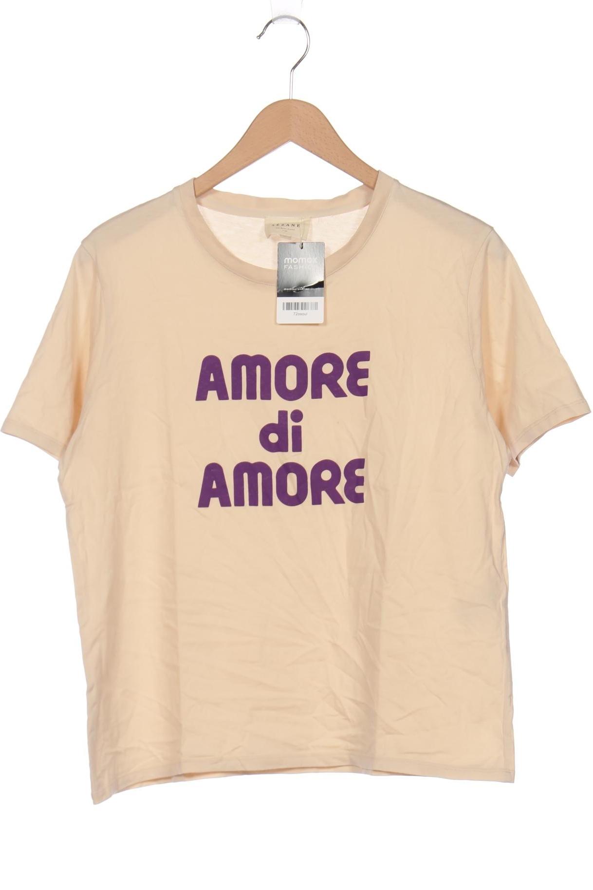 

Sezane Damen T-Shirt, beige, Gr. 44