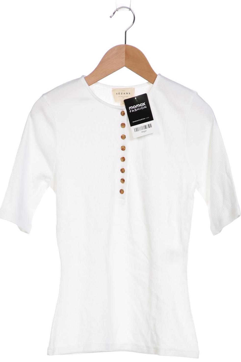 

Sezane Damen T-Shirt, weiß
