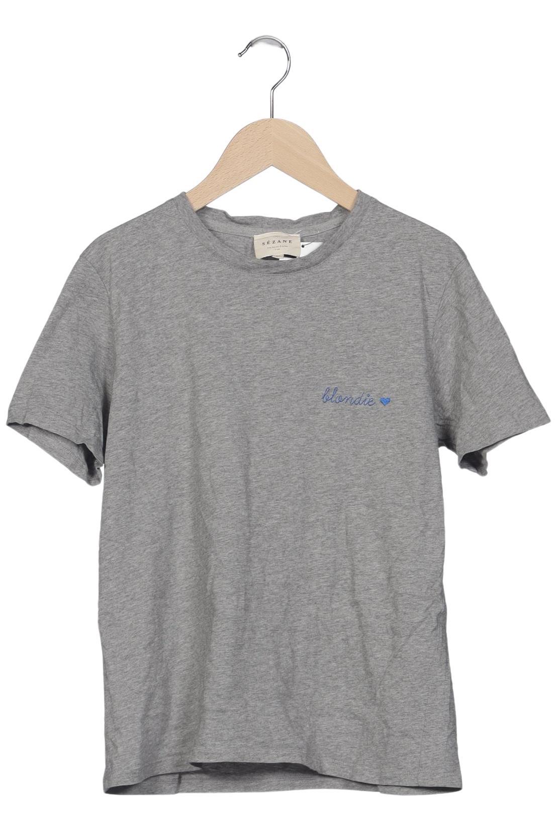 

Sezane Damen T-Shirt, grau, Gr. 34