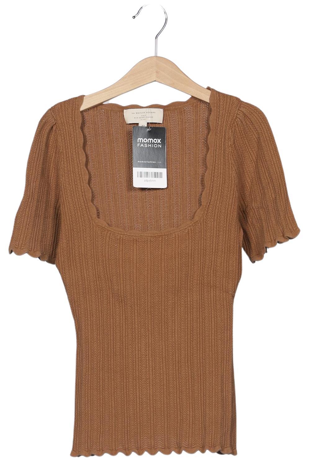 

Sezane Damen T-Shirt, braun, Gr. 34