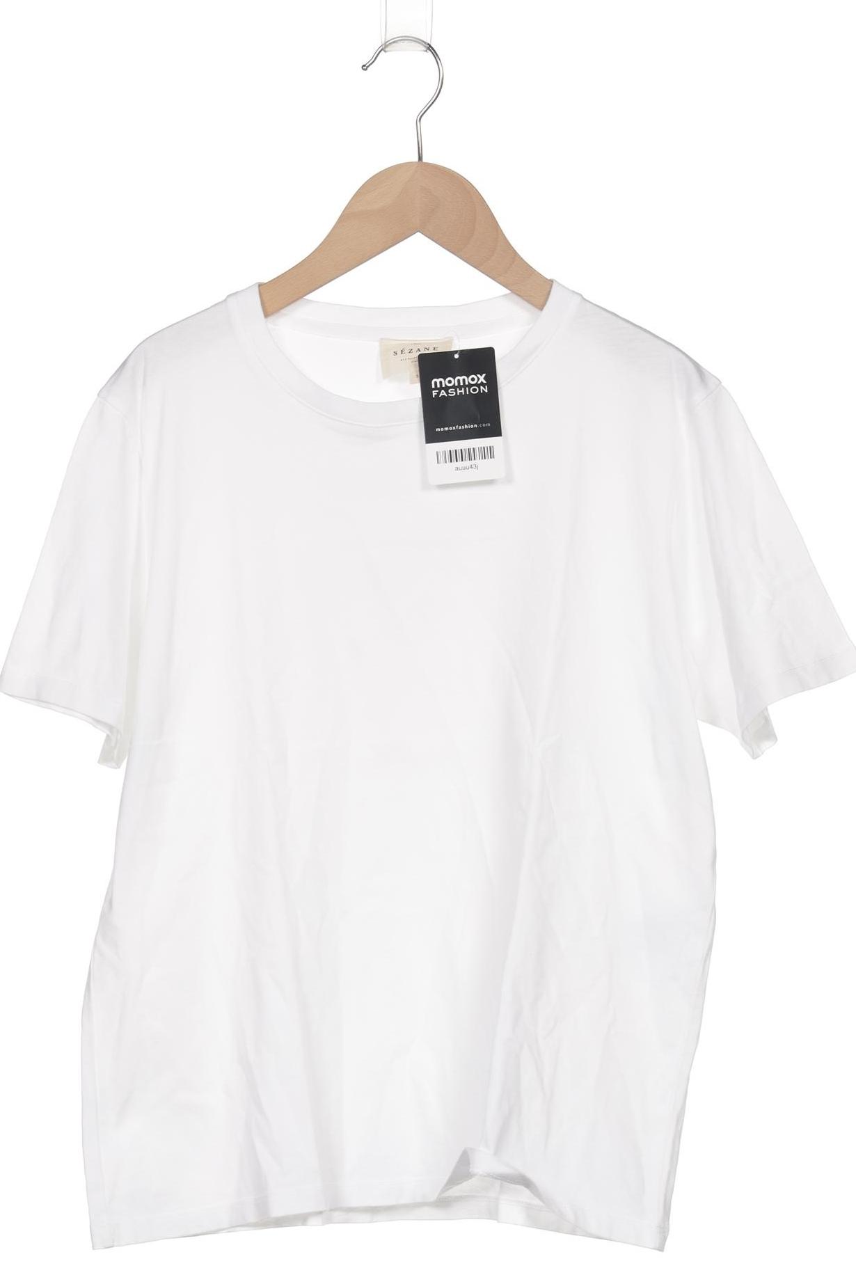 

Sezane Damen T-Shirt, weiß, Gr. 36