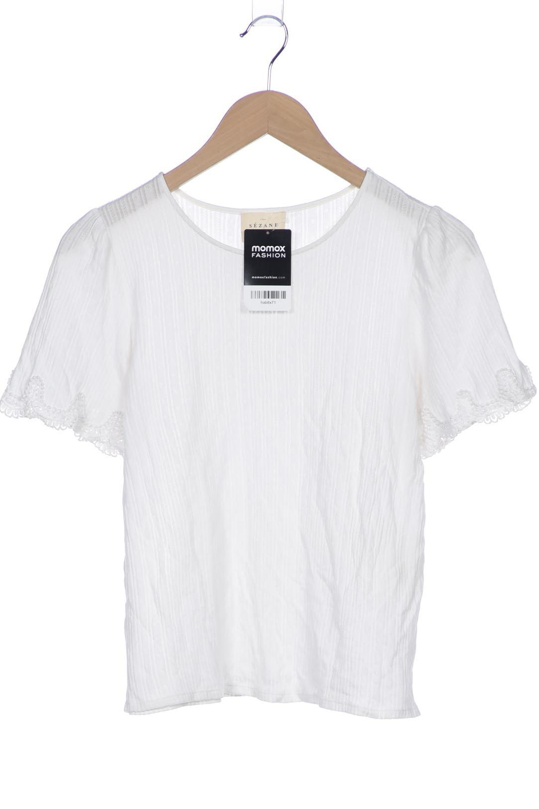 

Sezane Damen T-Shirt, weiß, Gr. 38