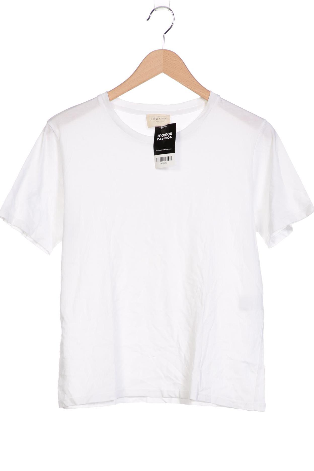 

Sezane Damen T-Shirt, weiß, Gr. 38