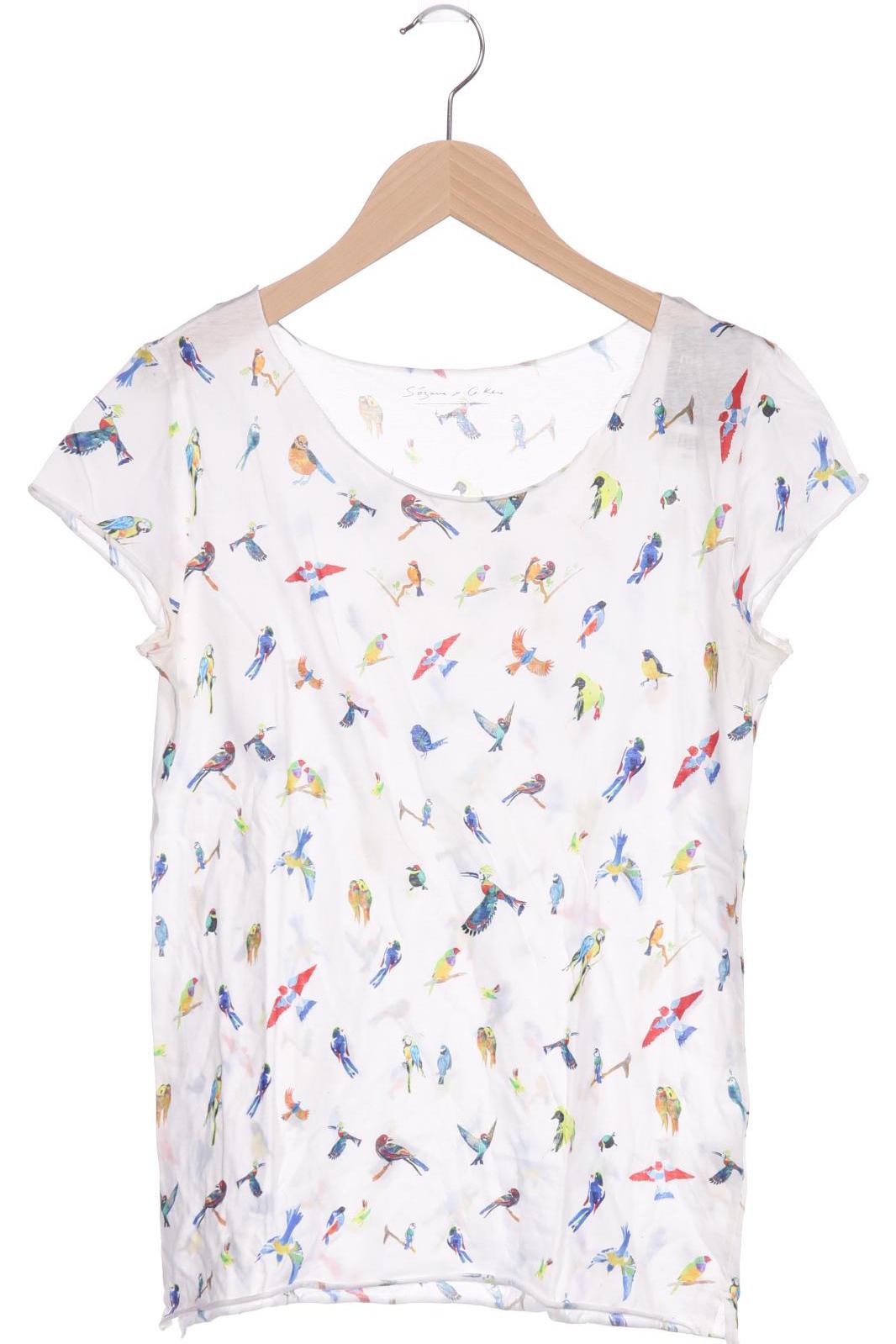 

Sezane Damen T-Shirt, weiß, Gr. 36
