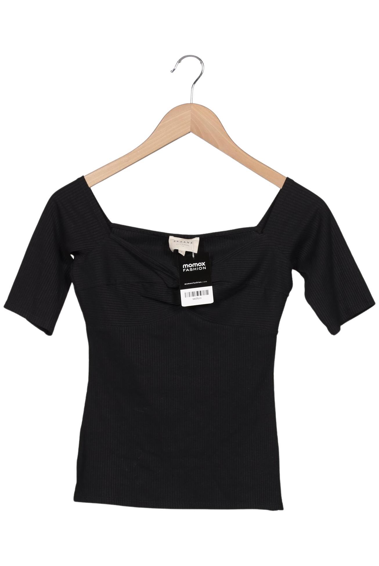 

Sezane Damen T-Shirt, schwarz, Gr. 36