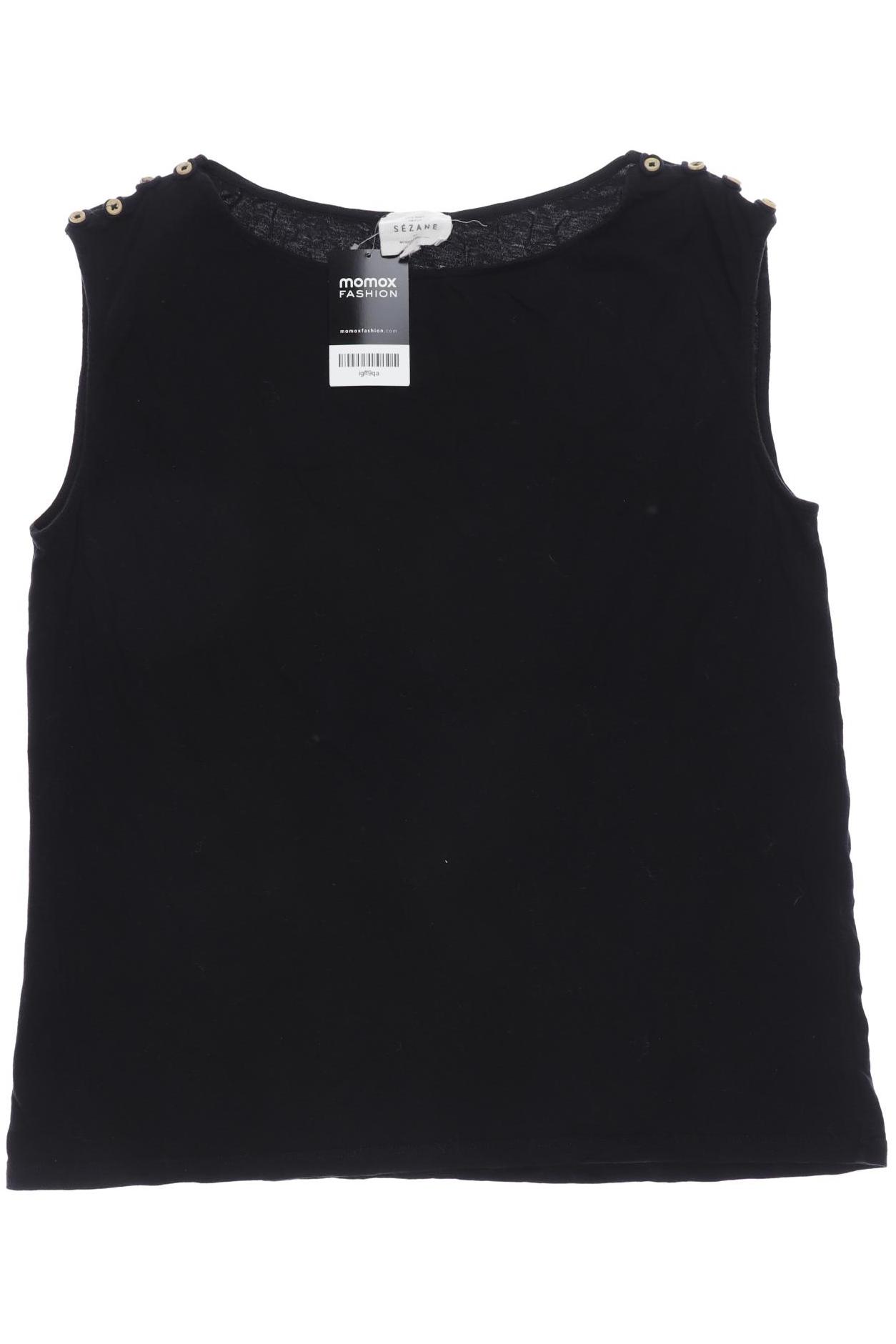 

Sezane Damen T-Shirt, schwarz, Gr. 42