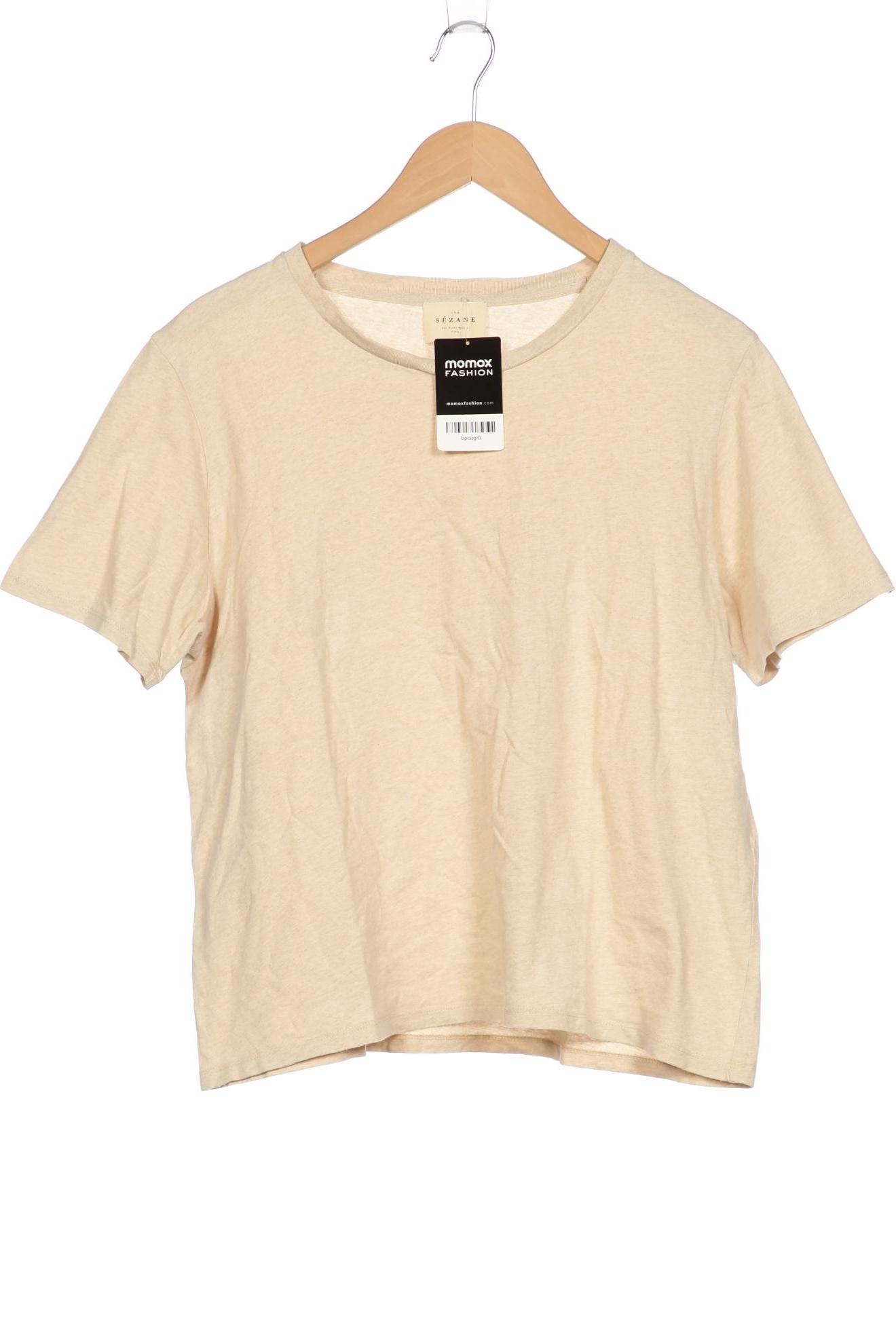 

Sezane Damen T-Shirt, beige, Gr. 46
