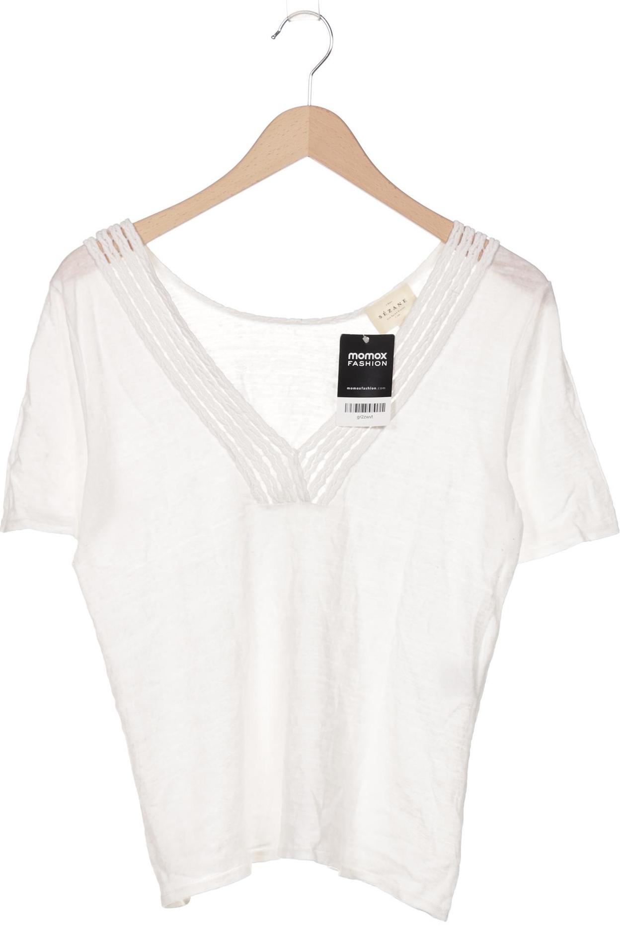 

Sezane Damen T-Shirt, weiß, Gr. 44