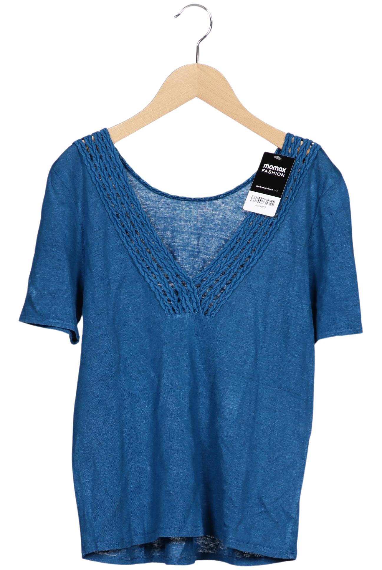 

Sezane Damen T-Shirt, blau, Gr. 38